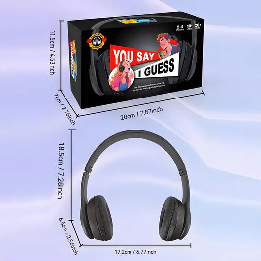 Lip Reading Party Game - YOU SAY I GUESS